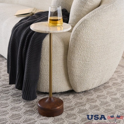 Marble top drink table - drink, w/