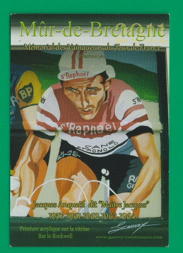 Cyclisme carte cycliste - carte,