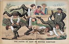 JOURNAL LE MONDE PLAISANT 1883 PAR  LAVRATE UNE PARIE DE SAUTE MOUTON   N° 272