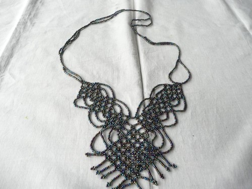 Collier ancien perles de - collier,