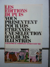 CATALOGUE DUPUIS  ETRENNES   1968        COUVERTURE  LUCKY LUKE   MORRIS