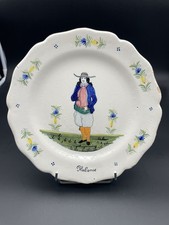 Assiette Faïence HB Quimper