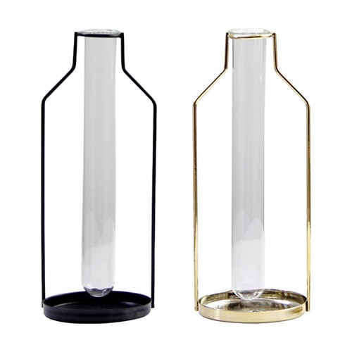 Fer art cadre fleur vase - fleur,