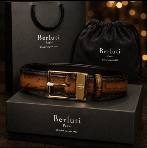 Berluti leather belt - berluti,