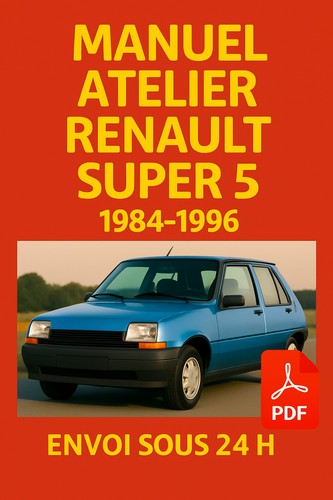 Manuel atelier renault super - super, 5