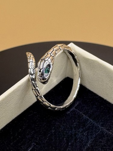 Chevalière bague serpent - bague,