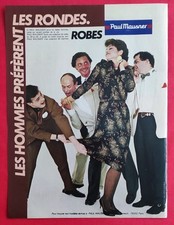 PUBLICITE DE PRESSE: Pour Rondes Robes Paul MAUSNER Beauté H HUBBARD AYER  1981