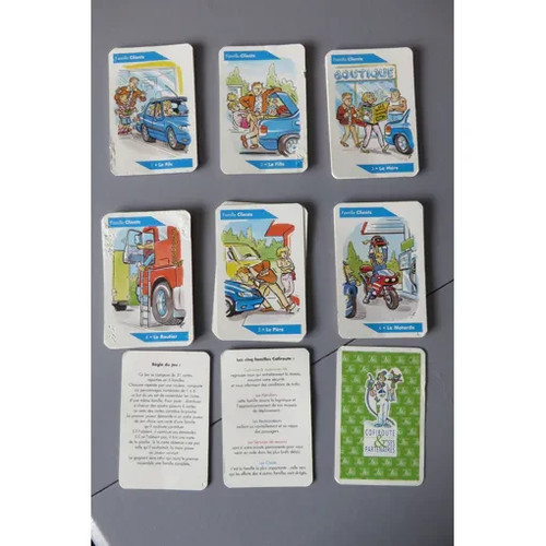 Jeu cartes familles - cartes, 7