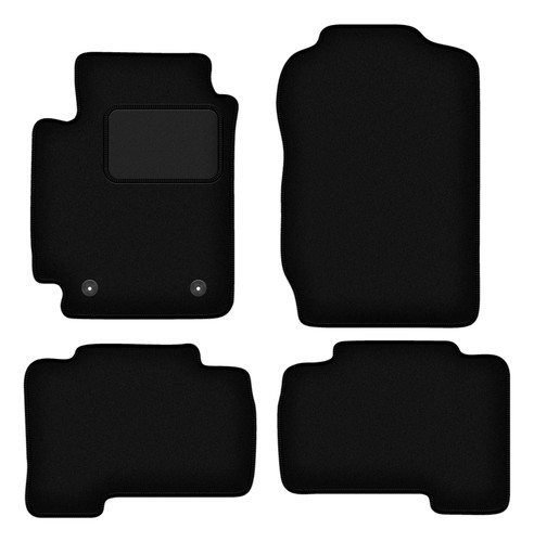 Tapis sol velours noir - velours,
