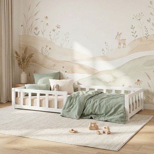 Lit montessori 90x200 sol - lit,