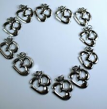 Pendentif Om Énergisé Pour Spiritualité Ensemble De 12 Pièces En Argent Plaqué