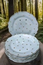 Assiettes plates porcelaine - 6,