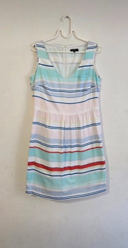 Robe caroll t40 rayée pastel - robe,