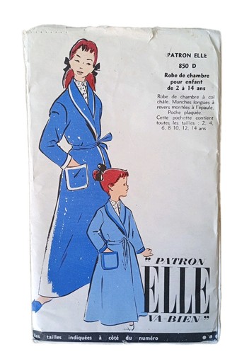 Patron couture vintage - vintage, elle