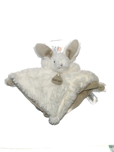 Doudou lapin plat gris chiné - lapin,