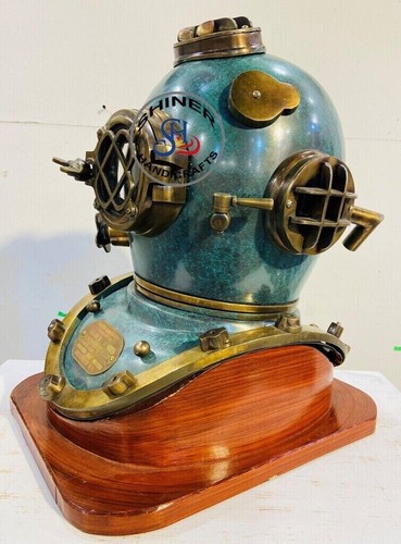 Ancien casque plongée us - casque,