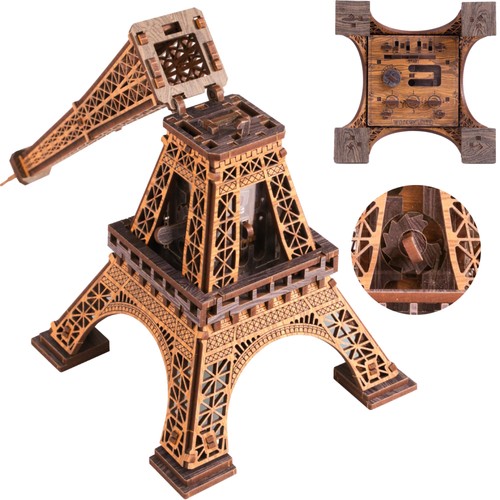 Boîte puzzle bois tour - boîte,