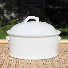 Terrine ovale en porcelaine de