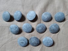 Jeu de 12 boutons métal pour