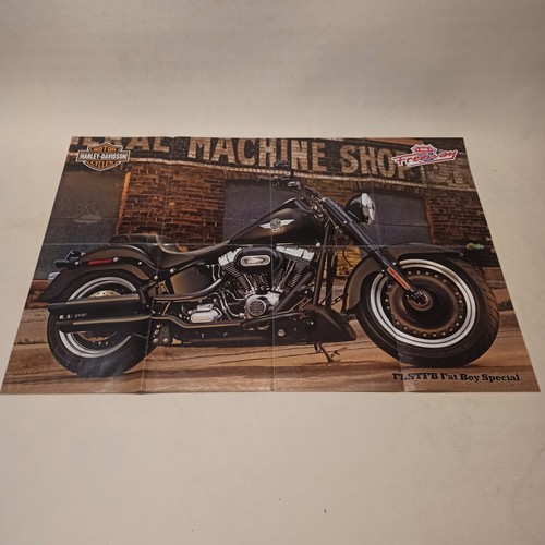 Harley davidson poster flstfb - harley-davidson,