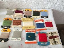 Lot 15 Cartes A Reprises Laine Plaquettes St Pierre Dmc Sartel Alson Florine 