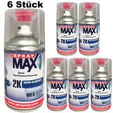 Spray Max 2K Vernis Rapide 6 X