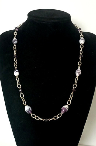 Ancien grand collier perles - ancien,