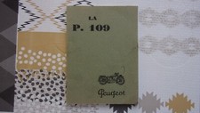 Peugeot P109 notice entretien 1931 d'époque quasi neuve
