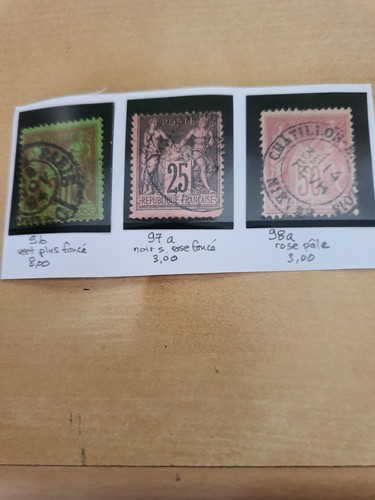 Anciens timbres france - timbres, de