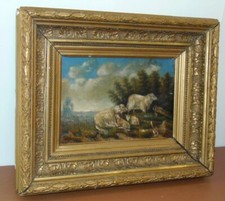 TABLEAU PEINTURE HUILE SUR