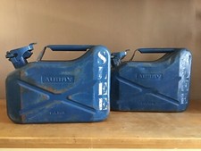 BIDON JERRICAN à ESSENCE A - AUBRY PARIS  / S.L.E.E Tôle Bleue