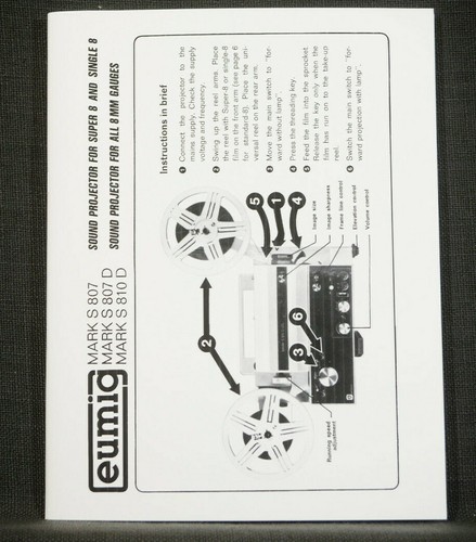 Eumig mark 807 807d - 807,, 807d,