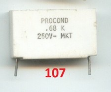 Condensateur 680nf/680 nf/250V - Procond .68 K 250V MKT