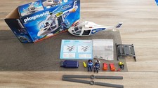 Playmobil - 6921 - Helicoptere de police avec projecteur Occasion parfait état