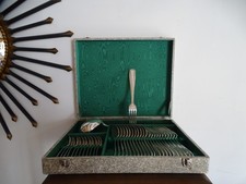 Ménagere métal argenté FRANCOIS FRIONNET modele ART DECO - 36 pièces - 12 pers