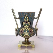 Bronze et émaux Cloisonnés