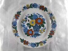 ( 580 ) ASSIETTE CREUSE DÉCOR GRAND FEU EN PORCELAINE DE PILLIVUYT 