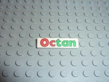 LEGO Tile 1 x 4 with Octan