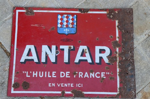 Plaque emaillée antar - plaque,