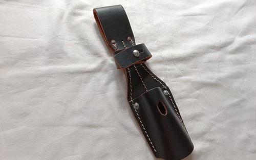 Porte baïonnette cuir pour - baïonnette,