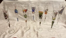 8 Flûtes à champagne avec le