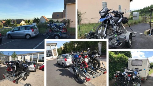 Remorque moto rails - moto,