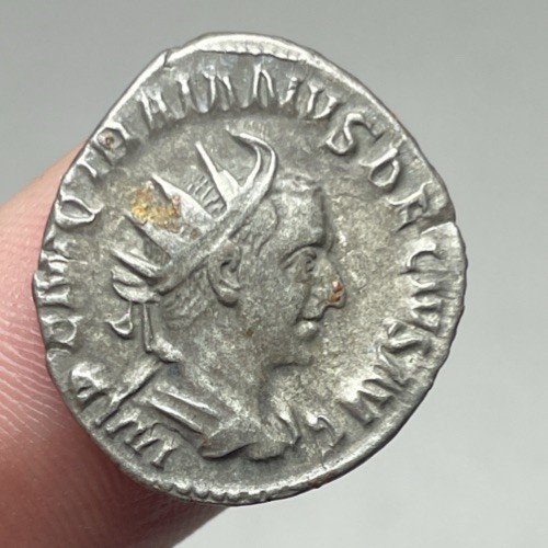 Monnaie romaine trajan dece - romaine, ,trajan