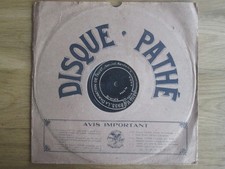 disque pathé pour gramophone