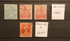 Timbres anciens oblitérés de