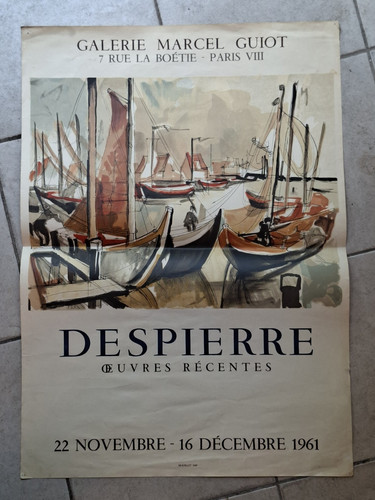 Affiche despierre 1961 galerie - 1961,