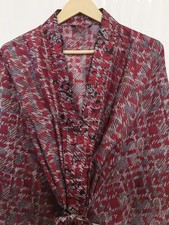 Peignoir Midi En Soie Pure