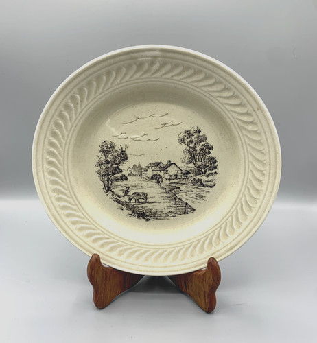 Assiette gien émail style - gien,