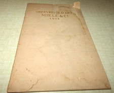 Catalogue 1914 - Orfèvrerie d' Art - MIELE - Couverts Plat Miroir Vase Coupe....