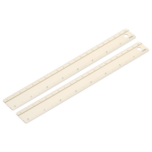 Règle métal pouces 20cm - règle,
